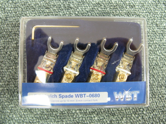WBT-0680 E スピーカーYラグ端子　4個×2セットけい8固 WBT-0680 WBT - 中古オーディオ 高価買取・販売 ハイファイ堂