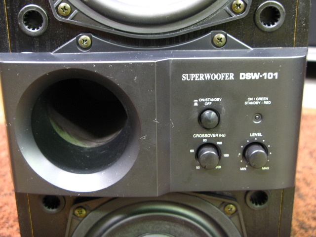 DENON DSW-101 スーパーウーファー 黒 Denon サブウーファー ブラック DSW-300SG-K - メルカリ