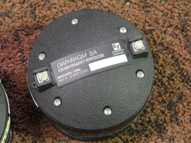 ND6X ホーンドライバー エレクトロボイス　EV スロート付き ND6X ホーンドライバー エレクトロボイス EV スロート付き Yahoo