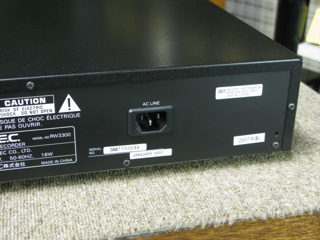 RW3300 CEC - 中古オーディオ 高価買取・販売 ハイファイ堂