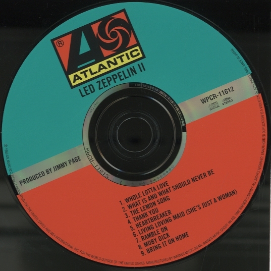 レッド・ツェッペリンII/LED ZEPPELIN（紙ジャケ） LED ZEPPELIN