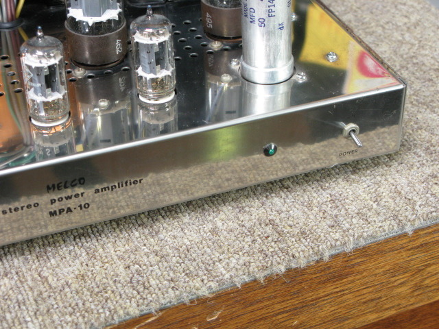 K○【中古】MELCO MPA-10 真空管 パワーアンプ メルコ