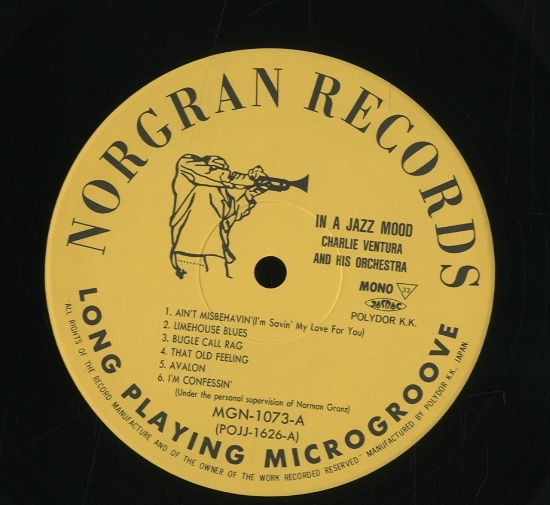 IN A JAZZ MOOD/CHARLIE VENTURA CHARLIE VENTURA - 中古オーディオ