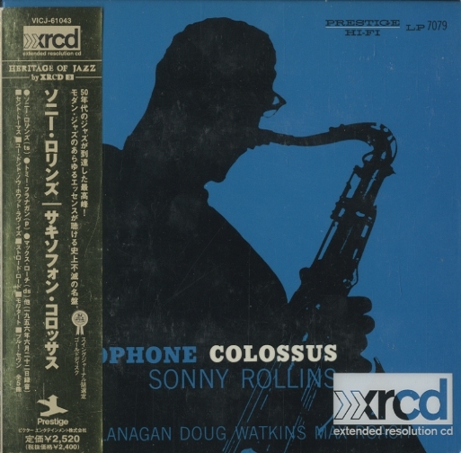 SAXOPHONE COLOSSUS/SONNY ROLLINS（紙ジャケ） SONNY ROLLINS( - 中古