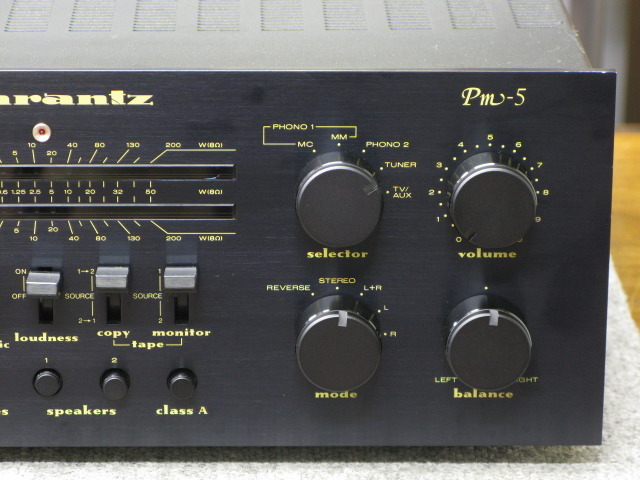 marantz ステレオアンプ PM-5 stereonomono - reference website about audio equipment