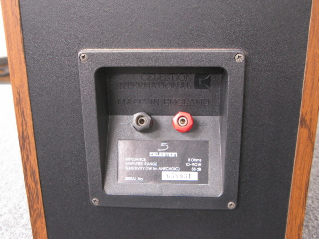 セレッション 5 MkⅡ Celestion Celestion5の仕様 セレッション