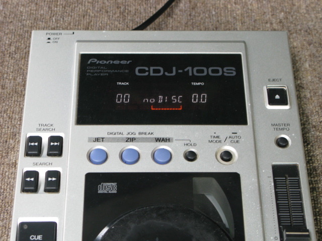 Pioneer CDJ-100S シルバー 動作OK良好品 CDJ-100S (archived) CD deck (silver) - Pioneer DJ