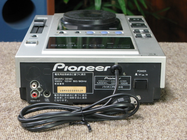 CDJ-100S PIONEER - 中古オーディオ 高価買取・販売 ハイファイ堂