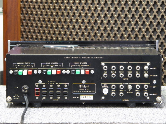 C26 McIntosh - 中古オーディオ 高価買取・販売 ハイファイ堂