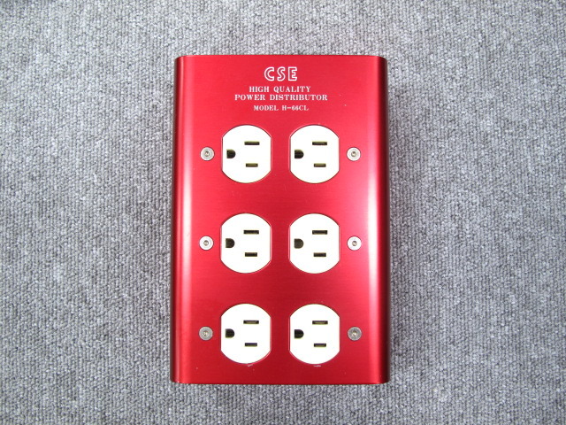 CSE MODEL H-66CL ホスピタルグレード コンセント Yahoo!オークション - CSE H-66CL 6口電源タップ コンセントボックス