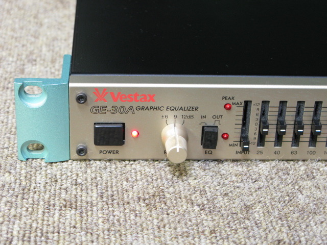 Vestax DGE-X2 GRAPHIC EQUALIZER 激レア Vestax DGE-X2 GRAPHIC