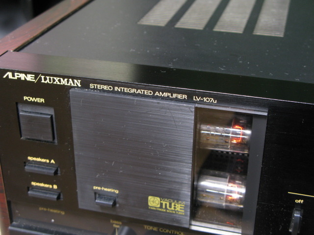 ALPINE/LUXMAN LV-107u ステレオアンプ ALPINE/LUXMAN LV-107u