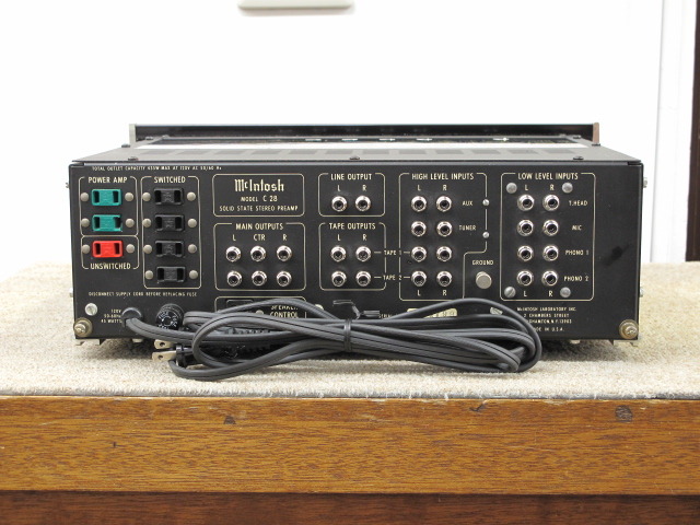 C28 McIntosh - 中古オーディオ 高価買取・販売 ハイファイ堂
