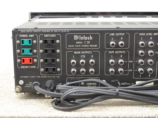 C28 McIntosh - 中古オーディオ 高価買取・販売 ハイファイ堂