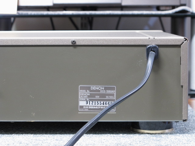 DCD-1550AR DENON - 中古オーディオ 高価買取・販売 ハイファイ堂