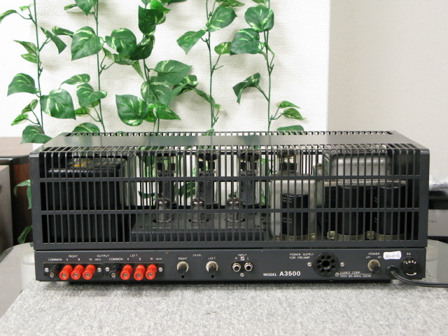 （昭和レトロジャンク商品)LUXMAN A3500 Luxman A3500 Vacuum Tube Power Amplifier | eBay