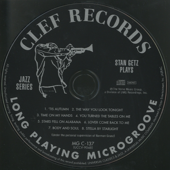 STAN GETZ PLAYS（紙ジャケ） STAN GETZ - 中古オーディオ 高価