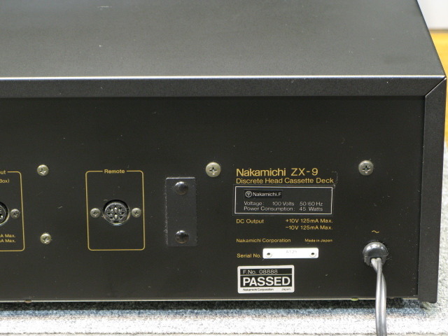 ZX-9 NAKAMICHI - HiFi-Do McIntosh/JBL/audio-technica/Jeff Rowland