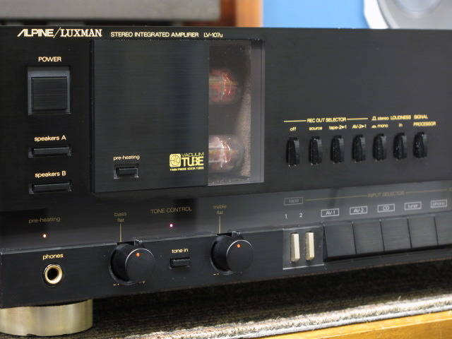 ALPINE/LUXMAN LV-107U ジャンク扱い ♪ALPINE⁄LUXMAN LV-107u