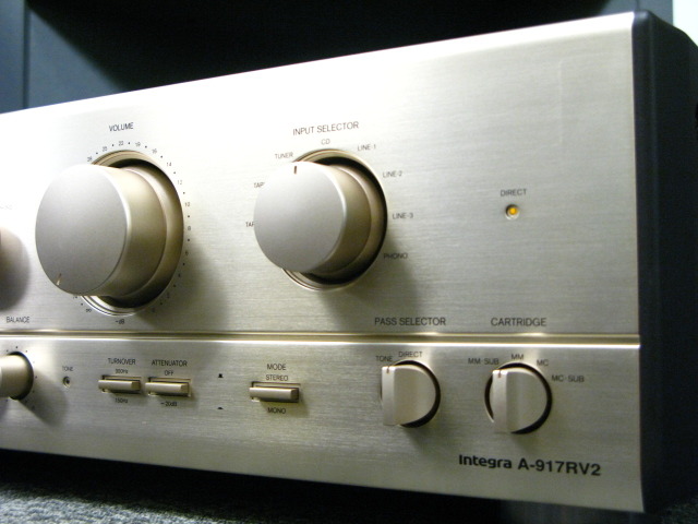 onkyo integra A-917RV2未確認 Onkyo Integra A-917RV2 Stereo Integrated Amplifier Tested