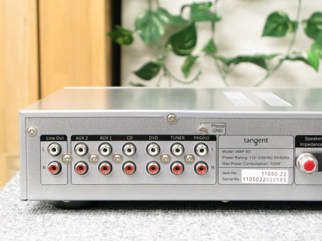 Tangent AMP-50 プリメインアンプ リモコン付き AMP-50 TANGENT - 中古オーディオ 高価買取・販売 ハイファイ堂
