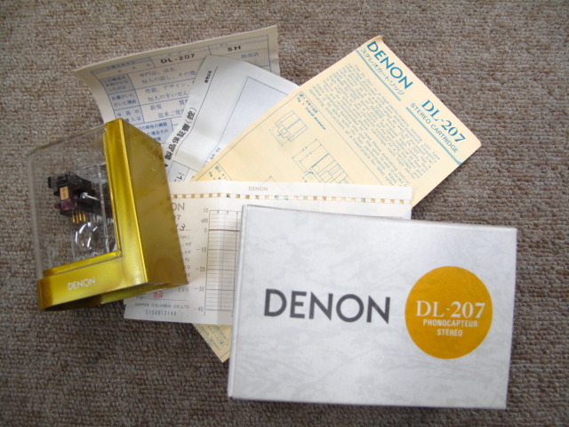 DENON DL-207 カートリッジ LP ターンテーブル　未使用品 DENON DL-207 カートリッジ オーディオ レコード - メルカリ