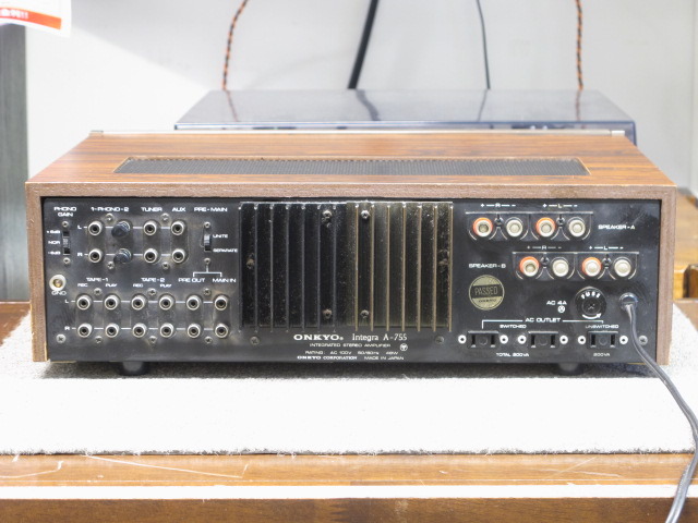 ONKYO - オンキョウ ONKYO プリメインアンプ Integra A-755 音響機器 ONKYO Integra A-755NII/100の仕様 オンキヨー/オンキョー
