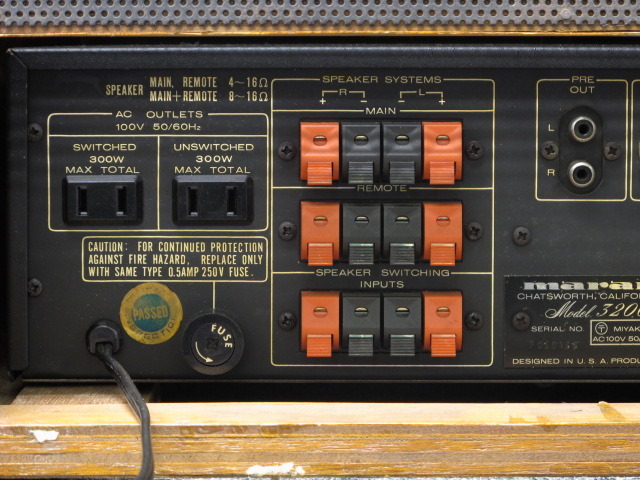 MODEL 3200 marantz - 中古オーディオ 高価買取・販売 ハイファイ堂