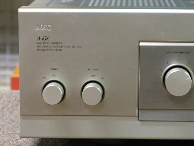 中古動作品✴️限定✴️特価✡️NEC アナログオーディオアンプ A-10X NEC - 中古オーディオ 高価買取・販売 ハイファイ堂