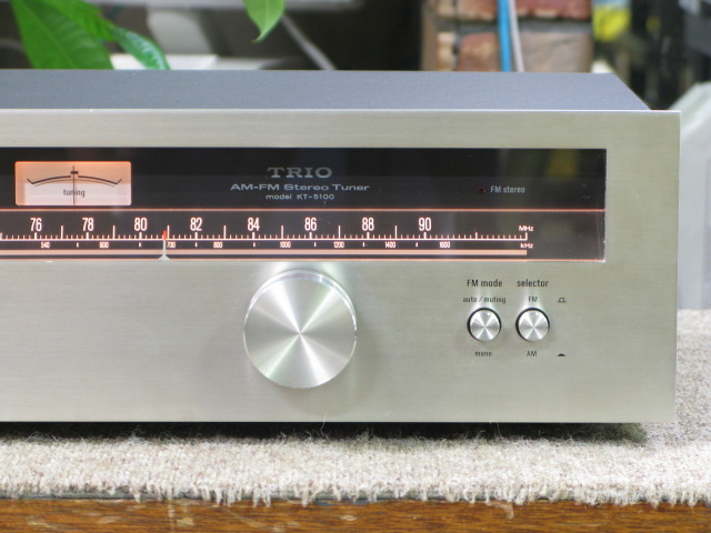 ★TRIO TUNER KT-5100G ビンテージ AM/FMチューナー ☆TRIO TUNER KT-5100G ビンテージ AM/FMチューナー ♪