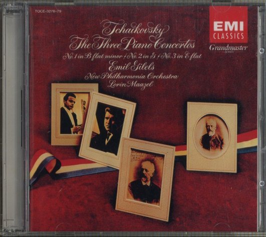 チャイコフスキー：ピアノ協奏曲第1番、2番、3番 チャイコフスキー