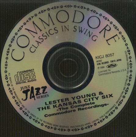 LESTER YOUNG AND THE KANSAS CITY 6 LESTER YOUNG - 中古オーディオ