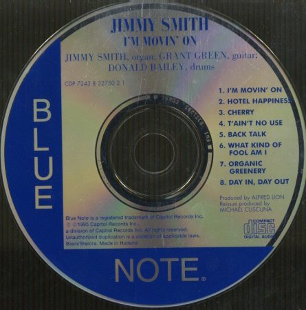 I'M MOVIN' ON/JIMMY SMITH JIMMY SMITH - 中古オーディオ 高価買取