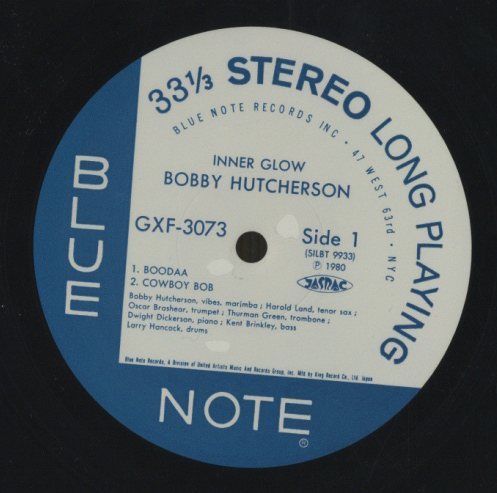 [レコード] Bobby Hutcherson INNER GLOW LP Hutcherson, Bobby - Inner Glow : Rare & Collectible Vinyl
