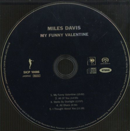 LP 【高音質盤】Miles Davis My Funny Valentine Miles Davis – My Funny Valentine – Vinyl (LP, Album, Stereo