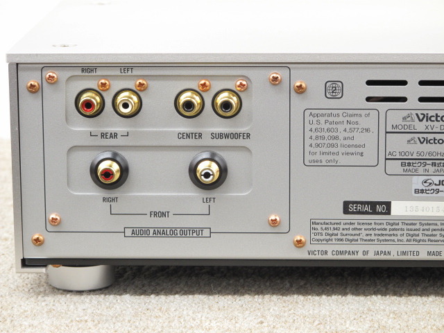 Victor DVDプレーヤー XV-D9000 VICTOR ビクター CD/DVD プレーヤー XV-D9000 中古品