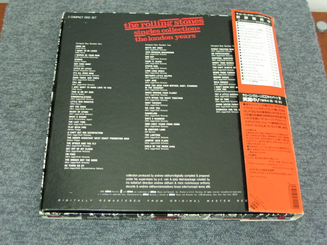 SINGLES COLLECTION THE LONDON YEARS/THE ROLLING STONES THE ROLLING