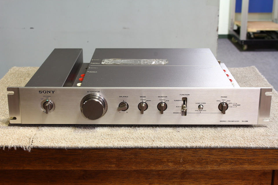 SONY TA-E86 プリアンプ ソニー 通電確認済 動作未確認 SONY TA-E86