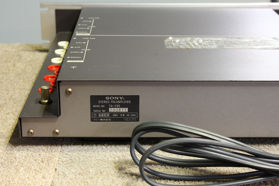 TA-E86 SONY - 中古オーディオ 高価買取・販売 ハイファイ堂