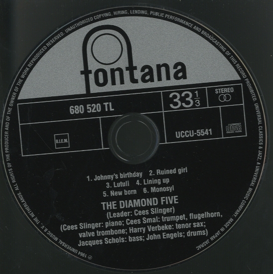 BRILLIANT!/THE DIAMOND FIVE CEES SLINGER - 中古オーディオ 高価買取