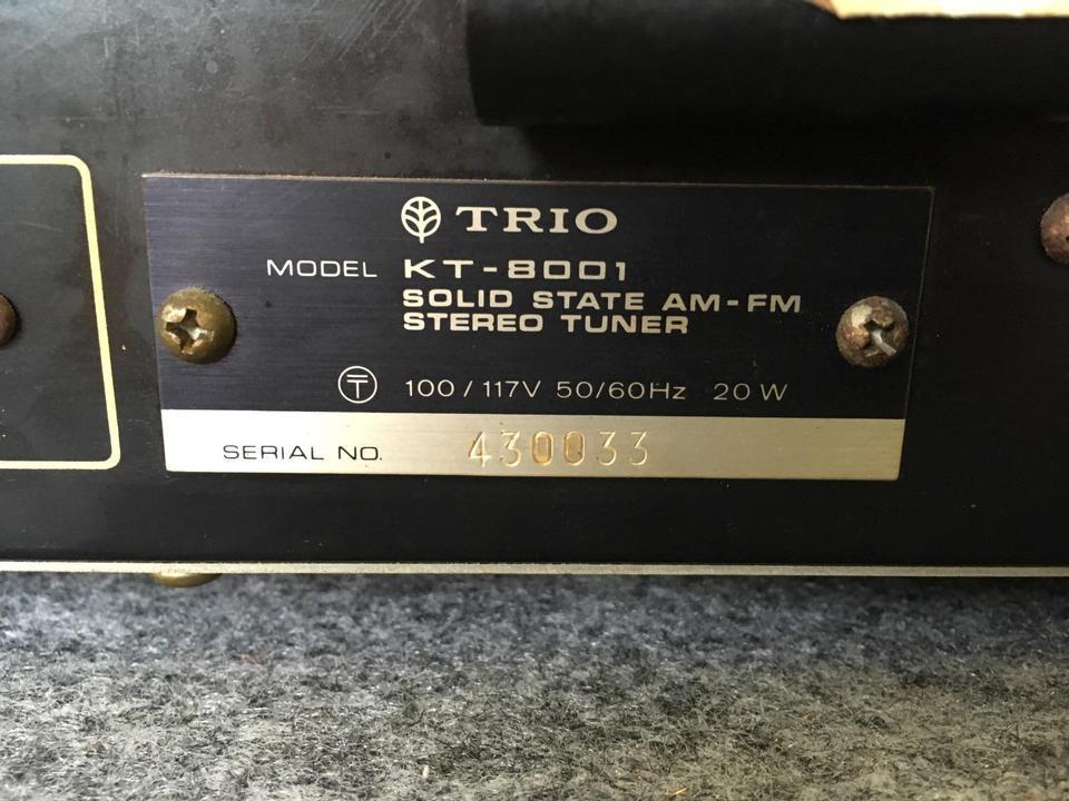 【動作品】TRIO KT-8001 ステレオチューナー KT-8001 TRIO - 中古オーディオ 高価買取・販売 ハイファイ堂