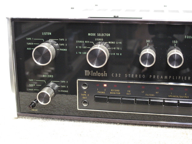 C32 McIntosh - 中古オーディオ 高価買取・販売 ハイファイ堂