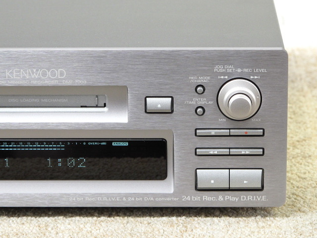 KENWOOD MDデッキ DMF-7003 リモコン付 Kenwood DMF-7003 / DMF-7003G [MiniDisc Wiki]