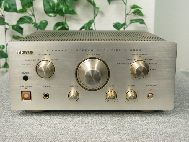 TEAC プリメインアンプ A-H500 Amplifier ケーブル付属