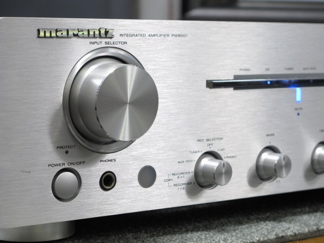 marantz アンプ　PM8001 マランツ、新回路で駆動力を向上したプリメインアンプ