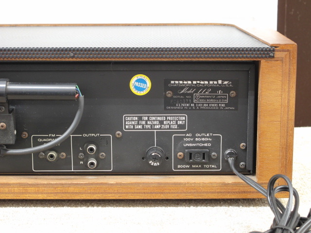 model 112 marantz - 中古オーディオ 高価買取・販売 ハイファイ堂