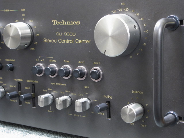 希少 Technics SU-9600 プリアンプ コントロール Technics SU-9600 | hifi-wiki.com