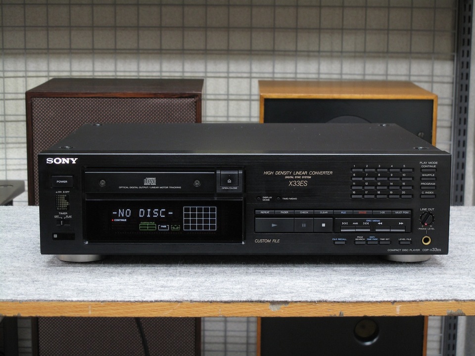 CDプレーヤー SONYソニー CDP-X33ES リモコン付き SONY CDP-X33ESの仕様 ソニー