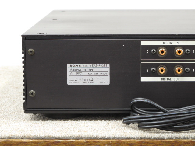 DAS-702ES ソニー SONY DAS-702ES DAC VINTAGE HI-FI | #269437143