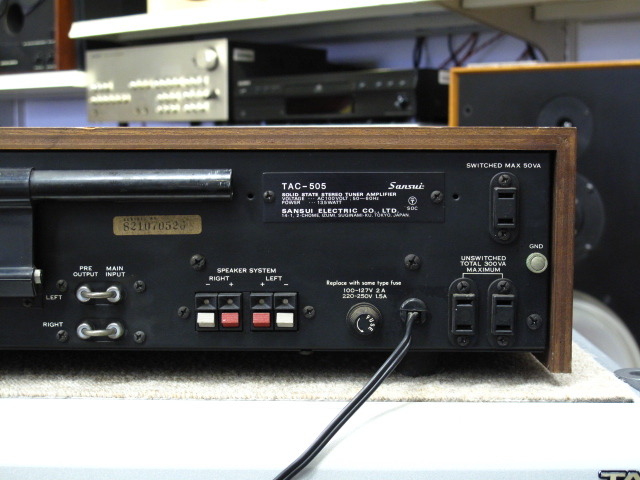 TAC-505 Sansui - 中古オーディオ 高価買取・販売 ハイファイ堂 TAC-505 Sansui - 中古オーディオ 高価買取・販売 ハイファイ堂